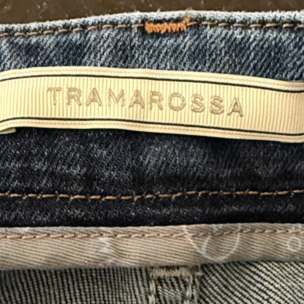 Tramarossa High Rise Belted Straight Leg Jeans Waist 27 - Picture 6 of 12